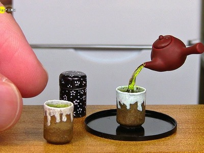 DIY Miniature Japanese Teacup　ミニチュア湯呑み作り