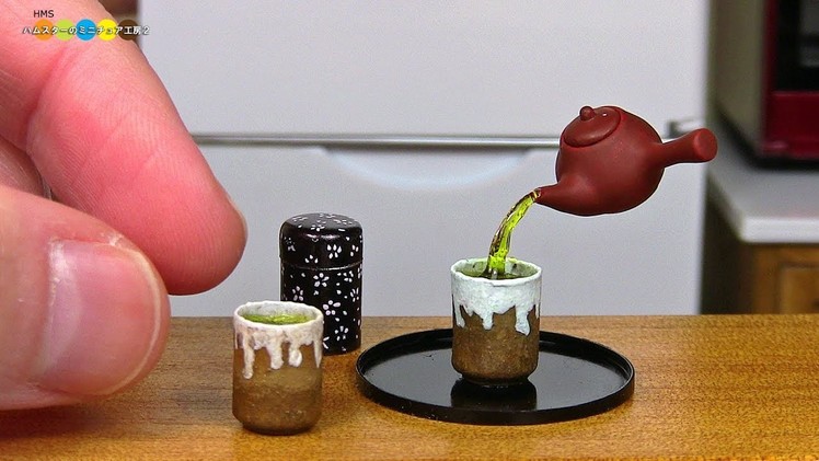 DIY Miniature Japanese Teacup　ミニチュア湯呑み作り