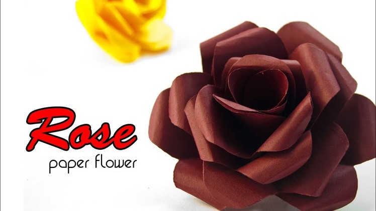 DIY Paper Rose - Easy Paper craft Rose - Easy Tutorial