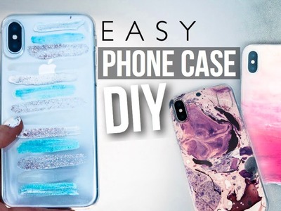 DIY PHONE CASES • Using Only Nail Polish