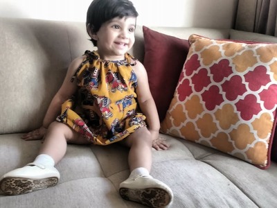 DIY Summer Dress by Kalpana Talpade. Baby Frock for 1 year old girl