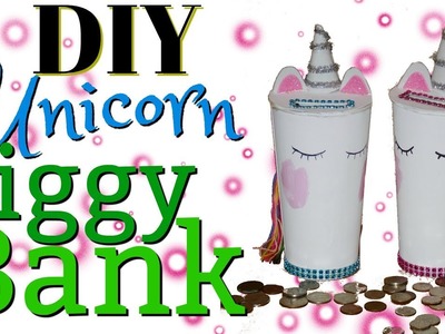 DIY UNICORN PIGGY BANK CRAFT