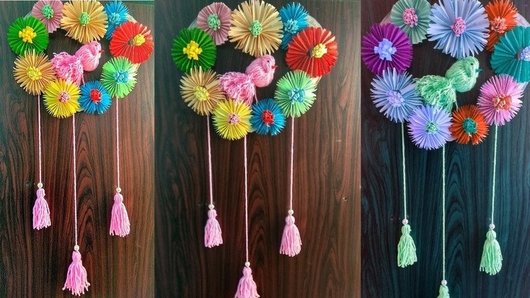 DIY Wall Hanging. easy craft ideas. room Decoration ideas. Home Decoration craft ideas