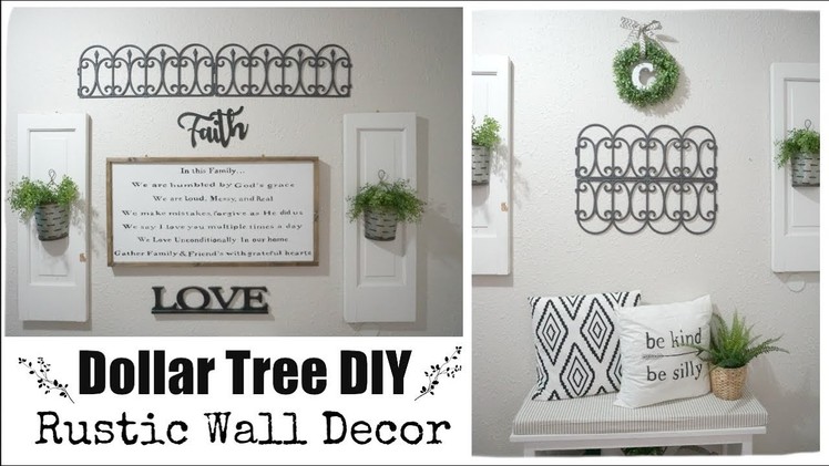 DOLLAR TREE DIY RUSTIC WALL DECOR | Momma from scratch