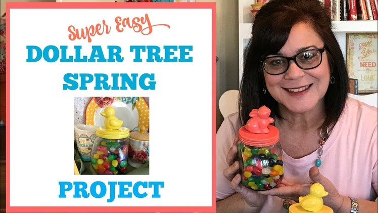 DOLLAR TREE DIY | Spring Craft Project | Cheap Easter Gift Idea
