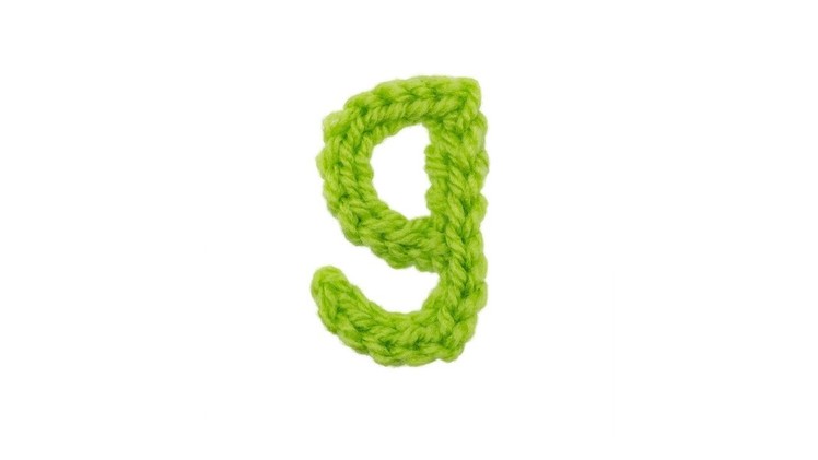 【小文字】gの編み方