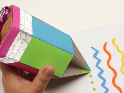 Handmade Fidget Spinner Pencil Holder from Cardboard | Art and Craft Ideas