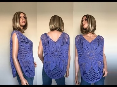 How to Crochet a Blouse Pattern #664│by ThePatternFamily