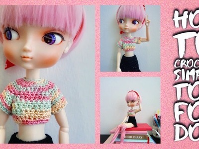 How To Crochet Simple Top For Doll????