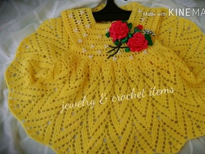 How to make a crochet frock for girl