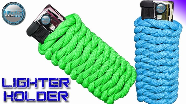 How to make a Paracord Lighter Holder - Paracord Lighter Wrap - Fast and Easy for Outdoors activity