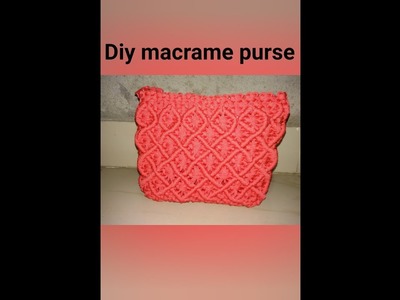 How to make macrame purse # design 16