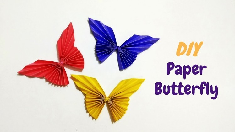 How to Make Paper Butterfly Origami | Easy & Cute Butterfly DIY | Craftastic