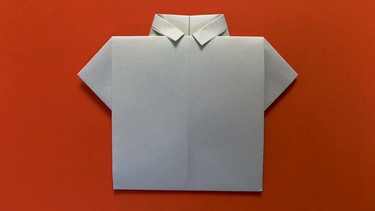 How to Make Paper Shirt DIY Origami Paper Crafts