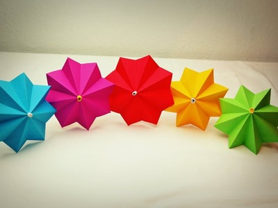 How to Make Paper Umbrella - DIY Paper Umbrella