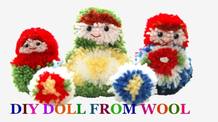 How to make yarn.wool Doll step by step at home-Easy soft toy tutorial|DIY Yarn.Wool craft idea