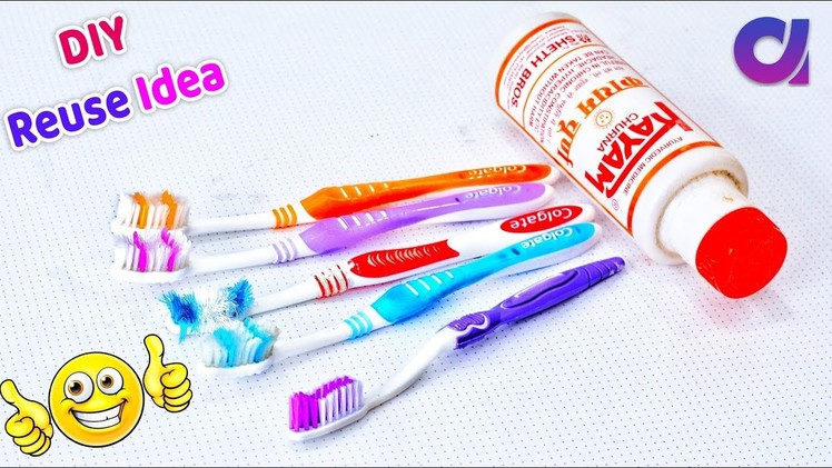 How to reuse Waste Toothbrush | Waste toothbrush use | Best out of waste | Artkala 421