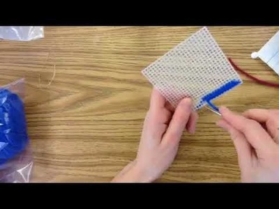 How to Start Sewing on Plastic Canvas