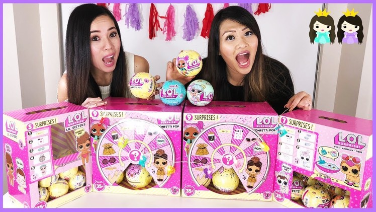 LOL Surprise Doll Series 3 Confetti Pop | Spin Surprise Blind Bag Ball Toy
