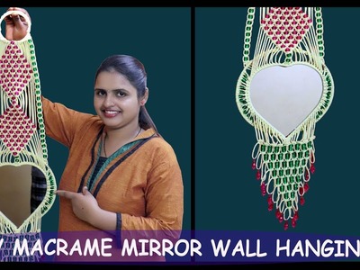 Macrame Mirror Wall Hanging # 10 | Step by Step DIY