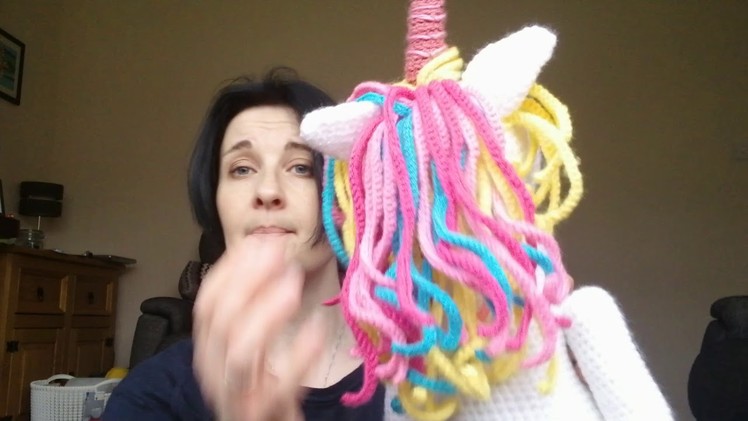 Marriner Yarn Haul and a finished Unicorn 21.02.18 Crochet vlog #smallyarncreators