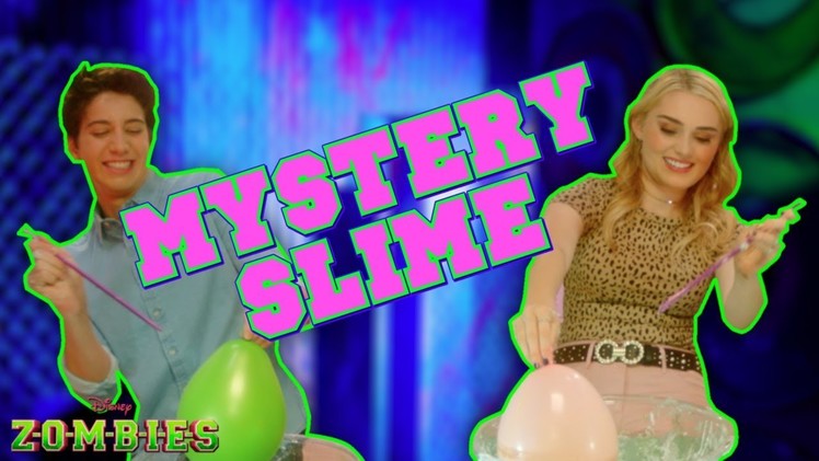 Mystery Slime Challenge  ???? | ZOMBIES | Disney Channel