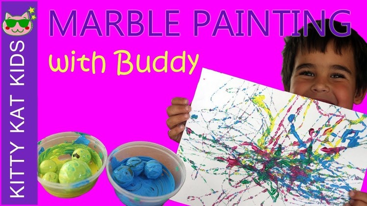 Painting with Marbles | Painting for Kids | Kids Craft | Fun ways to Paint