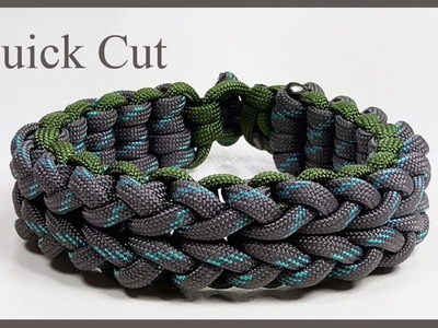 Paracord Bracelet Instructions: "Cloverfield V1"  Bracelet Design Quick Cut