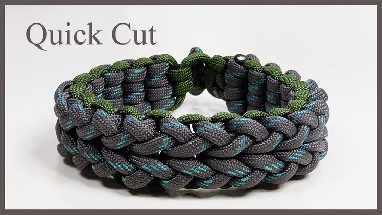 Paracord Bracelet Instructions: "Cloverfield V1"  Bracelet Design Quick Cut