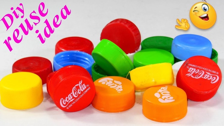 Plastic bottle caps craft idea | best out of waste | plastic bottle caps reuse idea