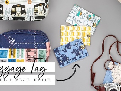 Ready to Travel: DIY Fabric Luggage Tag | Spoonflower