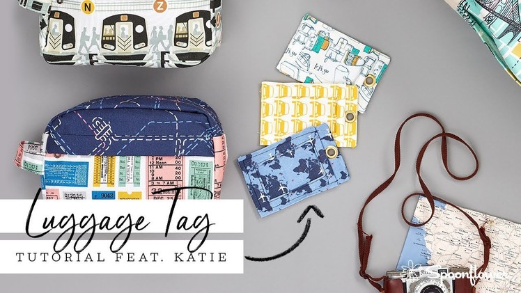 Ready to Travel: DIY Fabric Luggage Tag | Spoonflower