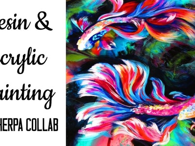 Resin & Acrylic Painting | Art Sherpa Collab | Craft Klatch