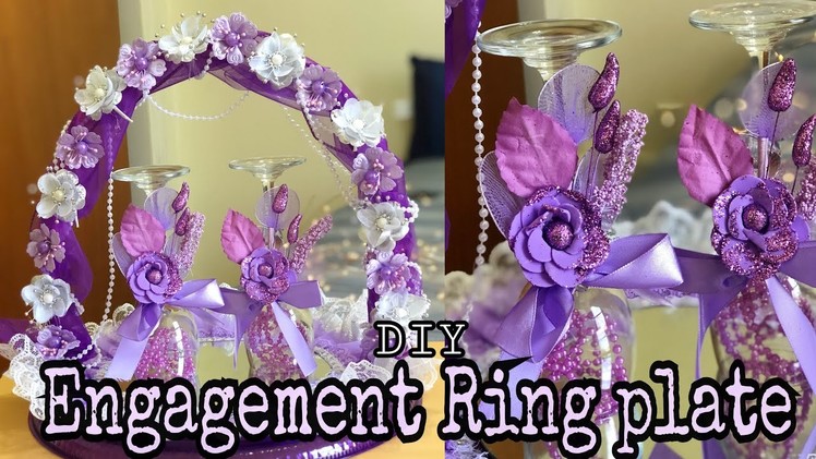 Ring Plate for Engagement | wedding Tray Decoration | DIY trousseau gift packing | payal bhalani
