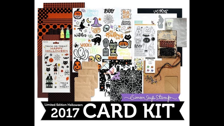 SSS Creepy Cute Card Kit Unboxing | Limited Edition Simon Says Stamp Halloween Card Kit