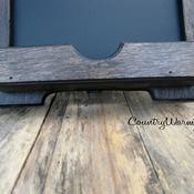 Wood iPad stand, iPad Holder, Chalkboard, Tablet Holder, Country Kitchen Decor, Home Decor, Kitchen Decor, Cookbook Holder, Country Gifts