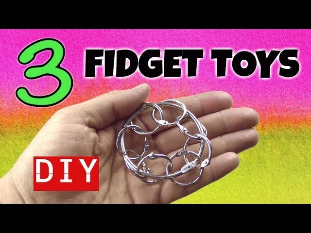 3 SIMPLE DIY FIDGET TOYS - NEW FIDGET TOYS FOR SCHOOL - HOW TO MAKE STIM TOYS FROM HOUSEHOLD ITEMS