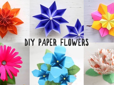 6 Easy DIY Paper Flowers