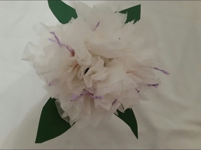 Basteln mit Papier DIY Blumen aus Toilettenpapier. Flowers of Toilet Paper.