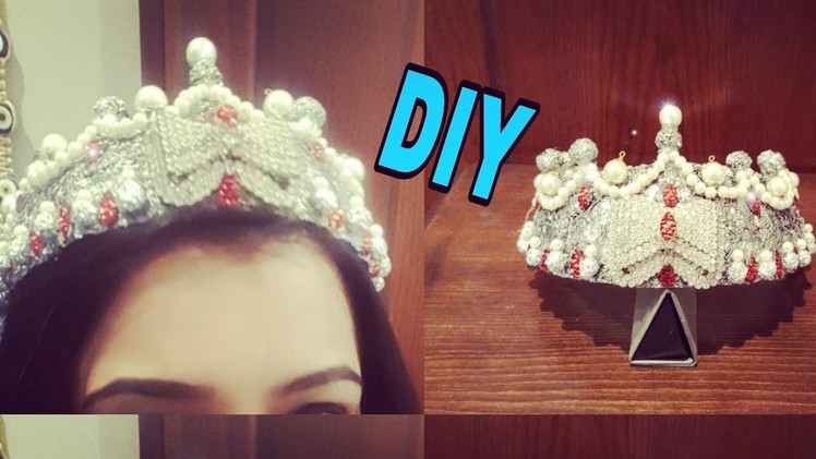 Best Out Of Waste Plastic Bottle | DIY Tiara Out of plastic bottle | Plastic bottle. foil craft: