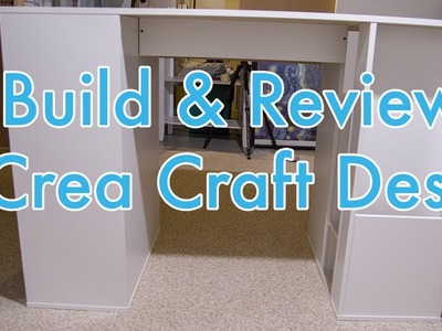 Build & Review | Crea Counter-Height Craft Table with Storage
