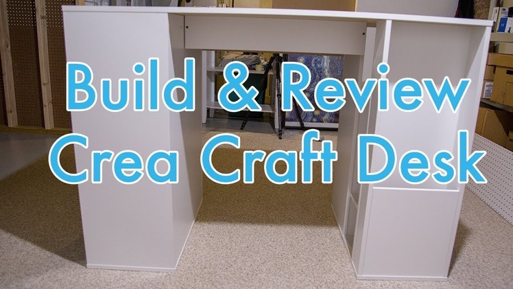 Build & Review | Crea Counter-Height Craft Table with Storage