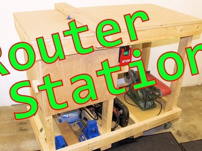 Building a Heavy Duty Router Table Station DIY