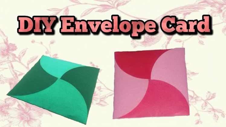 DIY Envelope Card.Tutorial for scrapbook.Tutorial for explosion box