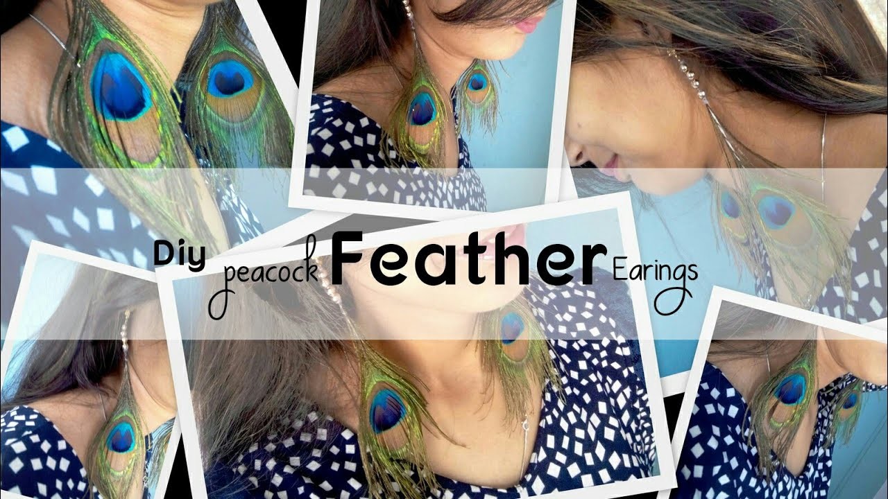 DIY Idea | HOW TO MAKE FEATHER EARINGS. 