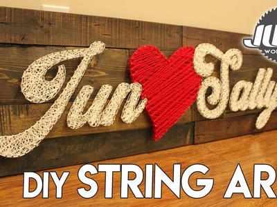 DIY Love String Art Name | Post-Valentine gift | JURO Workshop
