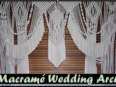 DIY: Macrame Wedding Arch