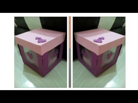 DIY-Make a paper box| Gift box|Message box|5 minute crafts|DIY crafts|Gift Hacks