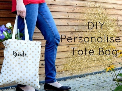 DIY Personalised Tote Bag