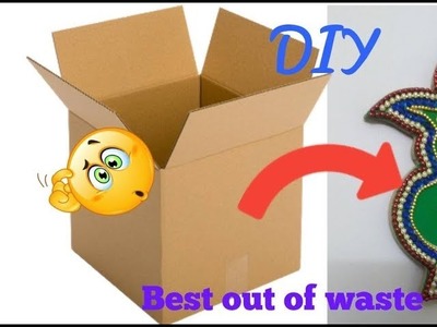 DIY Rukhwat Item from old box | Best out of waste | CraftyPuja | #41